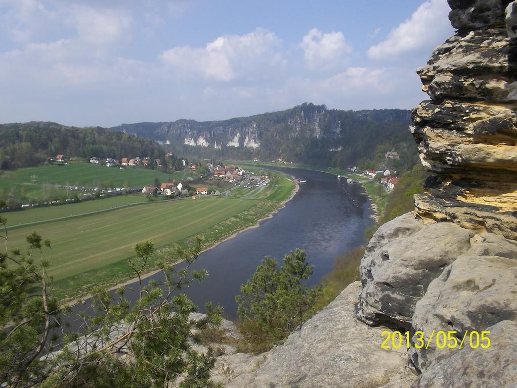 Ferienwohnung Zum Lilienstein Bad Schandau Esterno foto