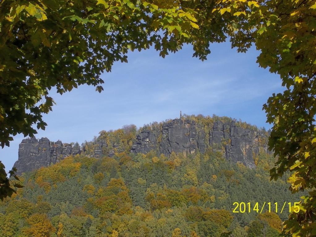 Ferienwohnung Zum Lilienstein Bad Schandau Esterno foto
