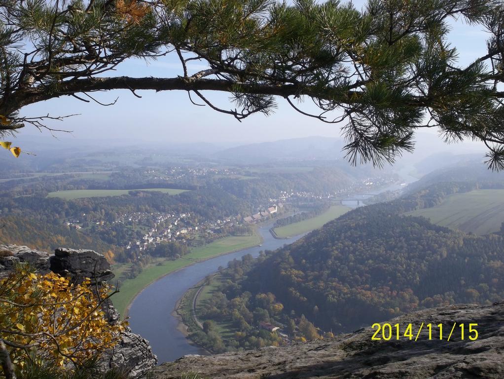Ferienwohnung Zum Lilienstein Bad Schandau Esterno foto