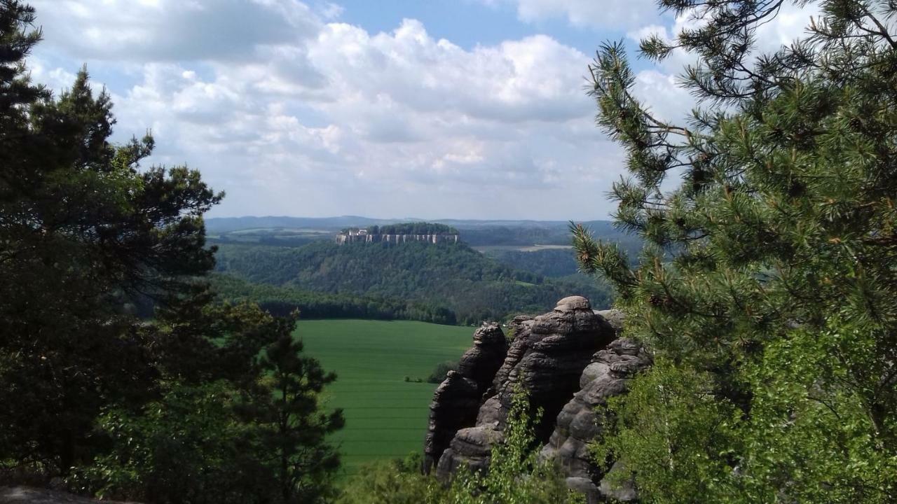 Ferienwohnung Zum Lilienstein Bad Schandau Esterno foto