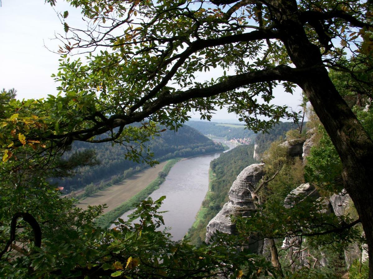 Ferienwohnung Zum Lilienstein Bad Schandau Esterno foto