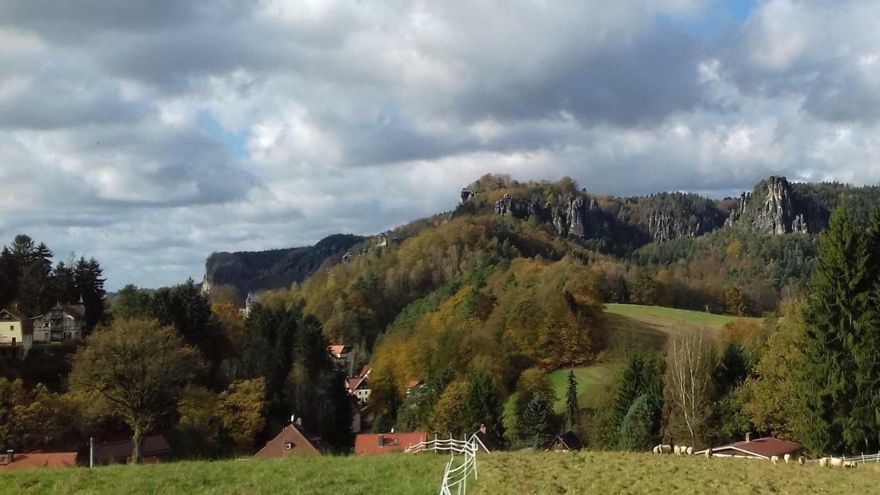Ferienwohnung Zum Lilienstein Bad Schandau Esterno foto