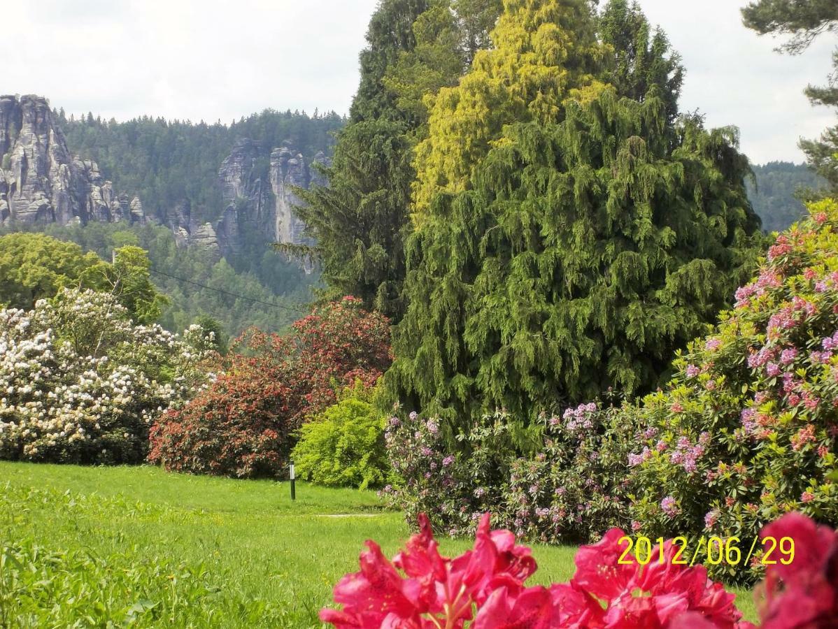 Ferienwohnung Zum Lilienstein Bad Schandau Esterno foto