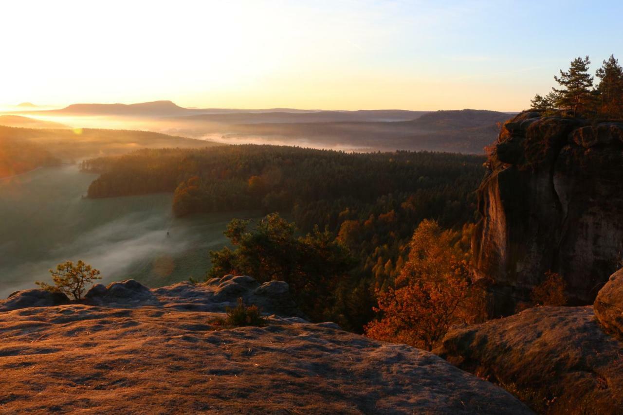 Ferienwohnung Zum Lilienstein Bad Schandau Esterno foto