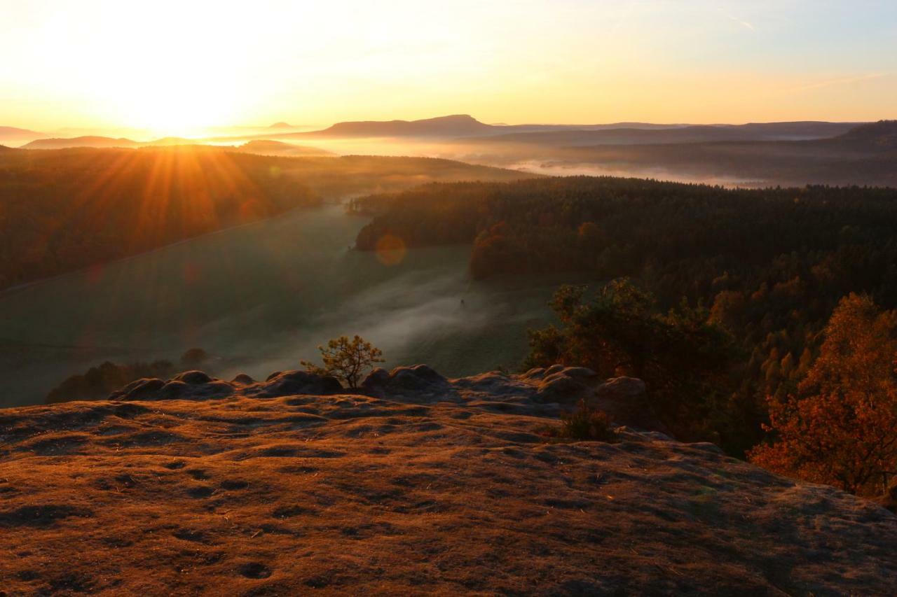 Ferienwohnung Zum Lilienstein Bad Schandau Esterno foto