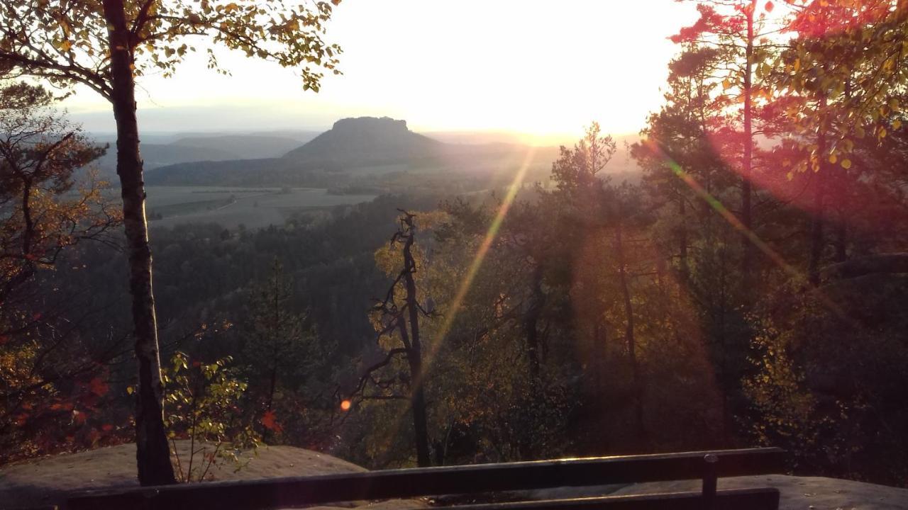 Ferienwohnung Zum Lilienstein Bad Schandau Esterno foto